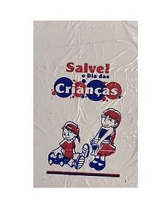 SACOS DE PLASTICO DIA DAS CRIANCAS 16X24CM