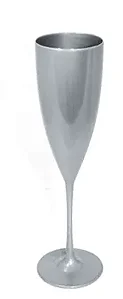 TACA CHAMPANHE 170 ML PRATA ART LATEX