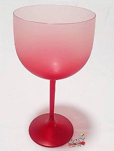TACA GIN 500ML DEGRADE VERMELHO