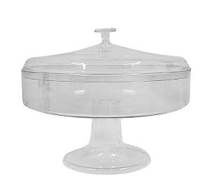 TACA PARA SOBREMESA PARIS REDONDA 1,100 L TRANSPARENTE TOYS