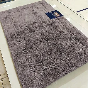 TAPETE RET GRAFFI 50CMX80CM CM0177 CINZA