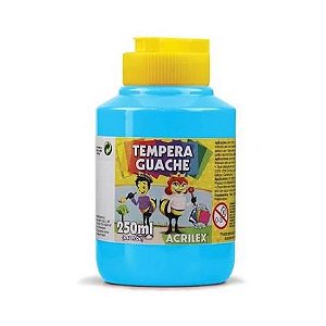 TINTA GUACHE 250ML - 503 AZUL CELESTE ACRILEX