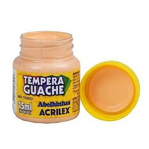 TINTA GUACHE AMARELO PELE (PESSEGO) 15ML ACRILEX