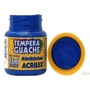 TINTA GUACHE AZUL TURQUESA 15ML ACRILEX