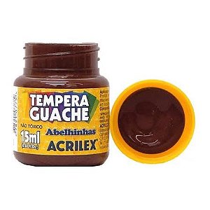 TINTA GUACHE MARROM 15ML ACRILEX