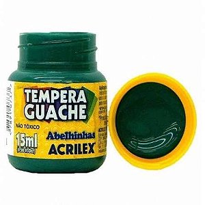 TINTA GUACHE VERDE BANDEIRA 15ML ACRILEX