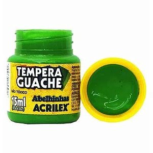 TINTA GUACHE VERDE FOLHA 15ML ACRILEX