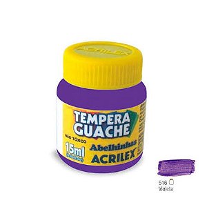 TINTA GUACHE VIOLETA 15ML ACRILEX