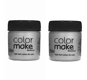 TINTA LIQUIDA METALICA 15ML PRATA