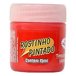 TINTA LIQUIDA METALICA 15ML VERMELHA