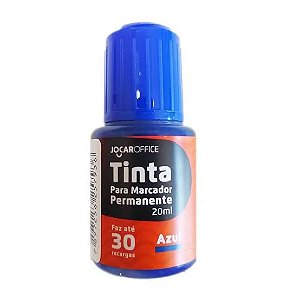 TINTA MARCADOR PERMANENTE 20ML AZUL JOCAR OFFICE