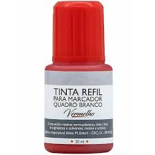 TINTA MARCADOR PERMANENTE BRW VERMELHO