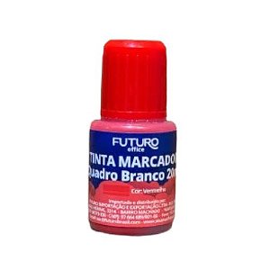 TINTA QUADRO BRANCO 20ML FUTURO VERMELHO