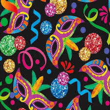 TNT ESTAMPADO MASCARA DE CARNAVAL