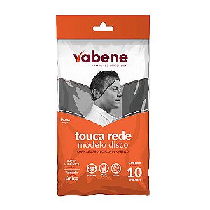 TOUCA REDE PRETA DESCARTAVEL VABENE