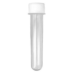 TUBETE 13CM C/ TAMPA BRANCO