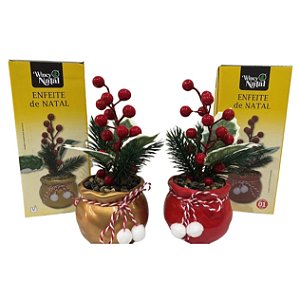 VASO DECORATIVO FRUTOS NATAL WINCY