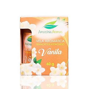 VELA PERFUMADA AMAZONIA AROMAS 60G VANILA