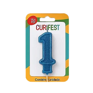 VELA STANDART AZUL Nº 1 CURIFEST