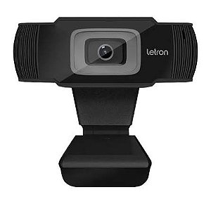 WEBCAM GRANDE ANGULAR WIDE 120 VGA MICROFONE E ALTO FALANTE PRETA LETRON