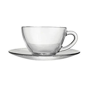 XICARA CHA COM PIRES DIAMANTE 240ML NADIR