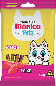 TURMA DA MONICA STICKS GATO - PEIXE 40G