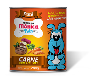 Patê Turma da Mônica - Carne com Legumes 280g