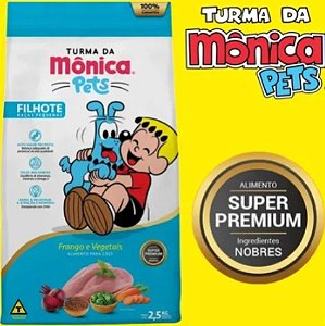 Ração Turma Da Mônica Filhotes 2,5kg Super Premium para cães