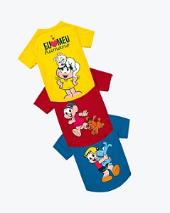 Camiseta T-Shirt Pet Turma da Mônica Pets  GG