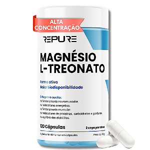Magnésio L-treonato - 120 Cápsulas