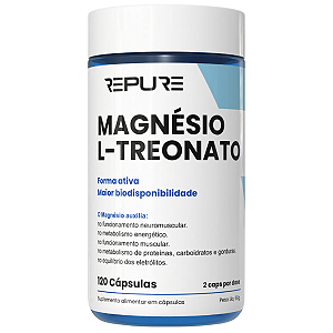 Magnésio L-treonato - 120 Cápsulas