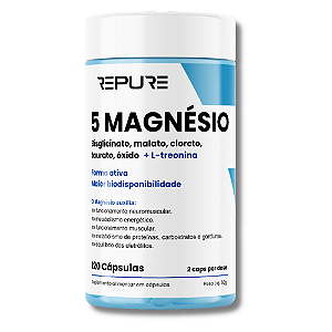 5 Magnésios Complex- 120 Cápsulas
