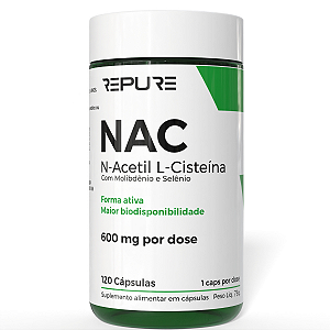 NAC N-Acetil L-Cisteina 600mg - 120 Cápsulas