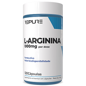 L-Arginina 1000mg - 120 Cápsulas