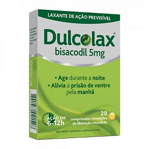 Dulcolax 5mg com 20 Drágeas