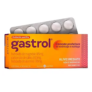 Gastrol com 20 Pastilhas Mastigáveis