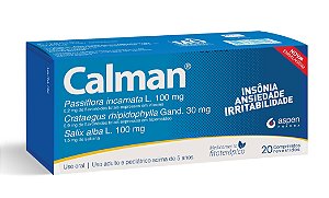 Calman com 20 Comprimidos