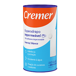Esparadrapo Cremer Impermeável 10cm x 4,5m