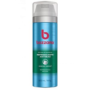 Espuma de Barbear Bozzano Refrescante 190g