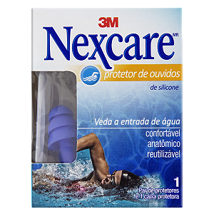 Protetor Auditivo Nexcare Silicone com 2 Unid.