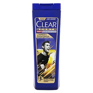 Shampoo Clear Men Limpeza Profunda 400ml