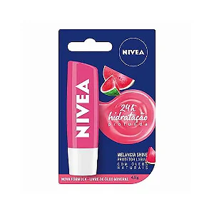 Protetor Labial Nivea Melancia Shine 4,8g