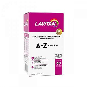 Lavitan A-Z Mulher com 60 Drágeas