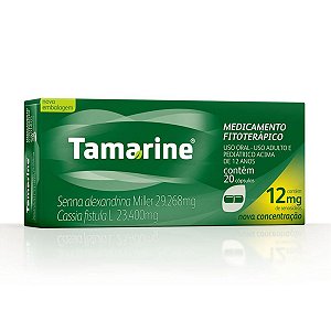 Tamarine 12mg com 20 Cápsulas