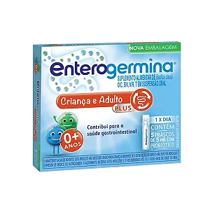 Enterogermina Plus 5 flaconetes x 5 ml