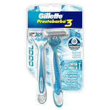 Aparelho de Barbear Gillette Prestobarba 3 Ice com 2 Unid.