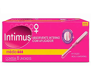 Intimus Sport Interno Médio C/ Aplicador 8 un
