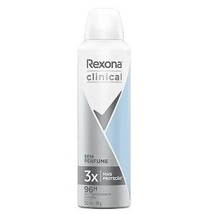 Desodorante Rexona Clinical Sem Perfume Aerosol 150ml