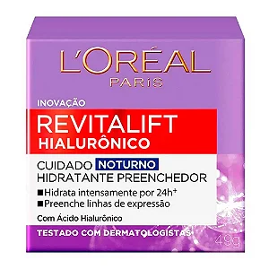 Revitalift Hialurônico Noturno L´oreal 50ml