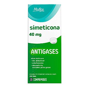 Simeticona 40mg Antigases Medley 20 Comprimidos